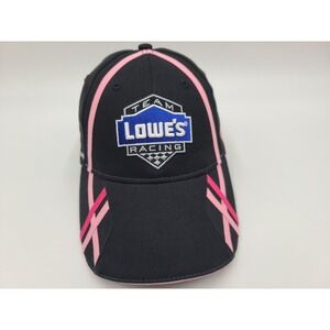 Women Jimmie Johnson #48 National Breast Cancer Foundation Hat Cap Black Pink